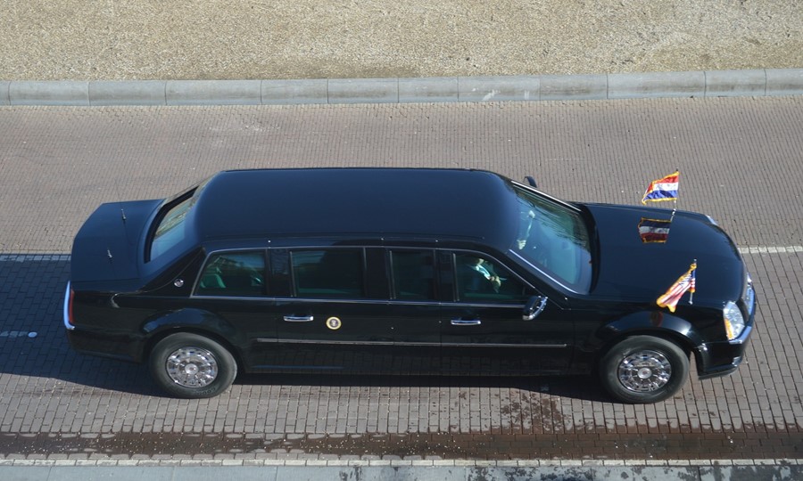The United States presidential state car. 
