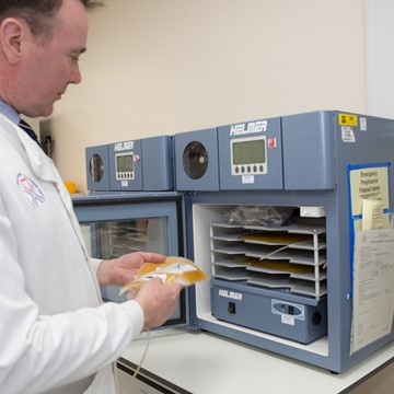 Blood testing machine